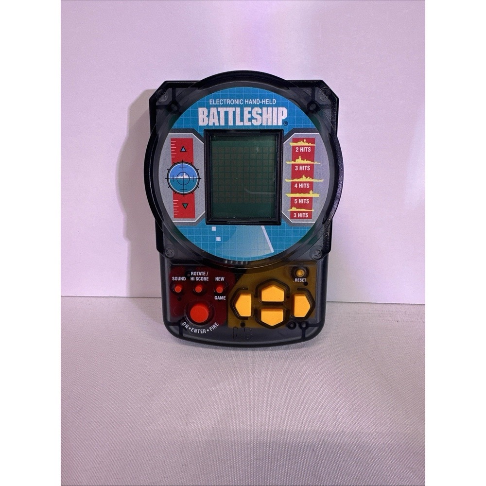Vintage Electronic Battleship Handheld Game Milton Bradley MB 1995 *TESTED